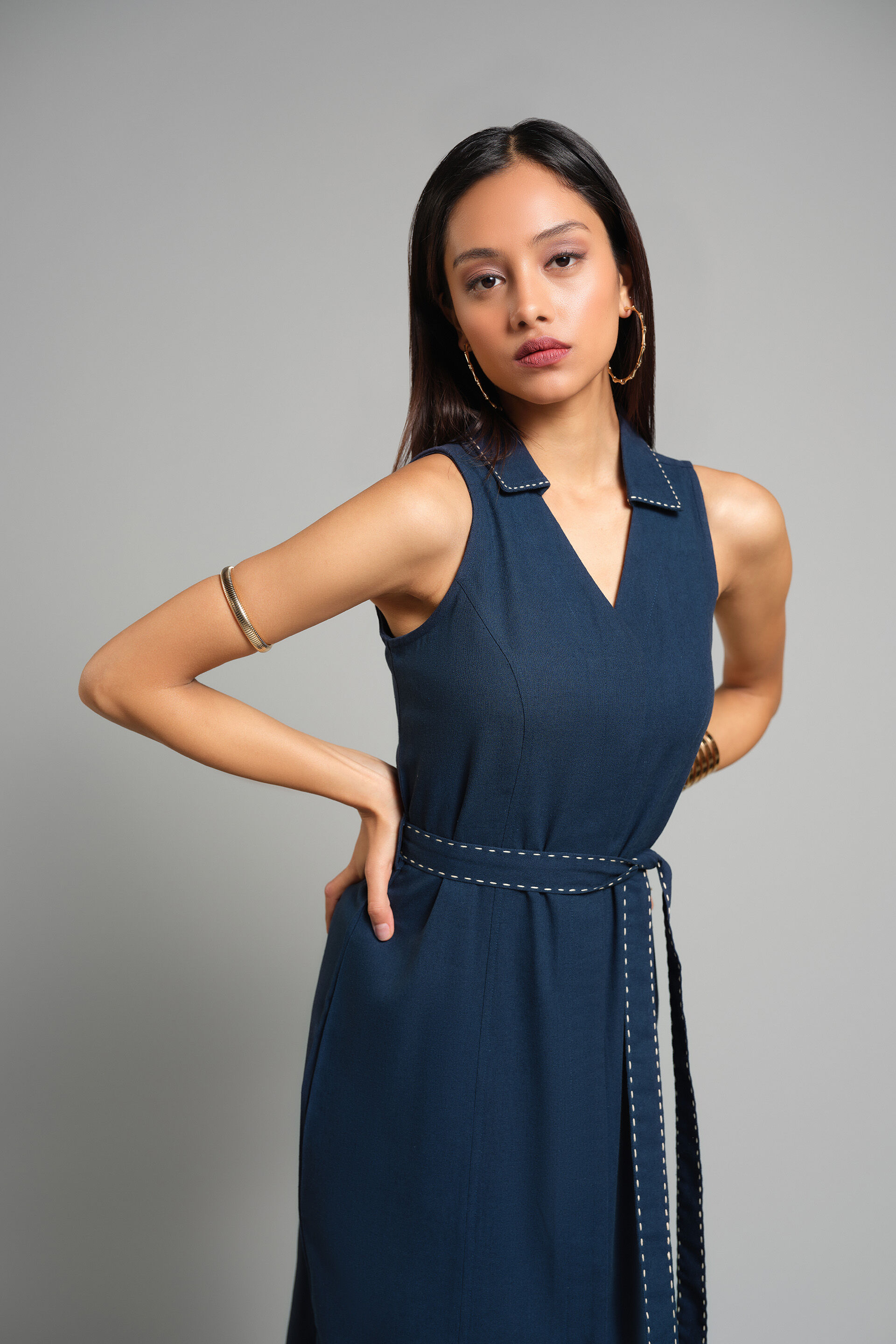 The Fuss-Free Work Dress, Navy, image 5